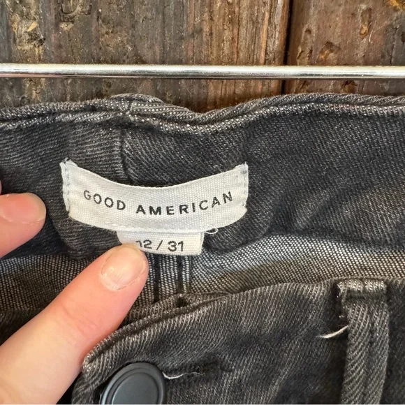 Good American Dark Gray Skinny Jeans - Picture 2 of 8